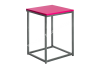 Kavárenský stolek Duplex sytě růžový (magenta), čtverec 55x55 cm