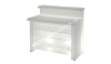LED svítící Break bar rovný středový pult 120 cm