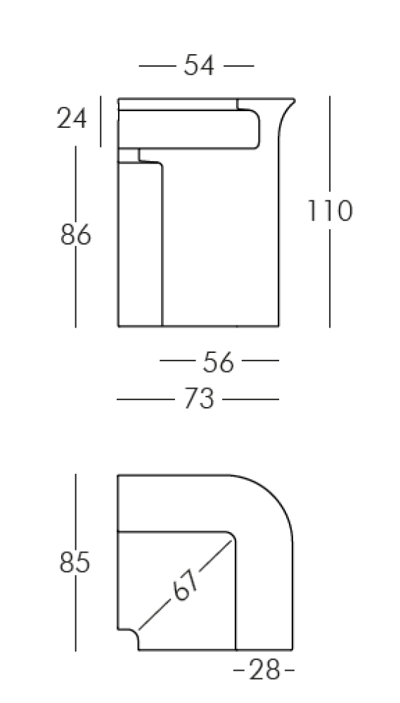 PARTY NÁBYTEK | Půjčovna nábytku, stolů, židlí a vybavení | LED svítící Break bar_6