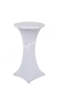 Bistro table with white elastic tablecloth diameter 60 cm