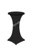 Bistro table with black elastic tablecloth diameter 60 cm