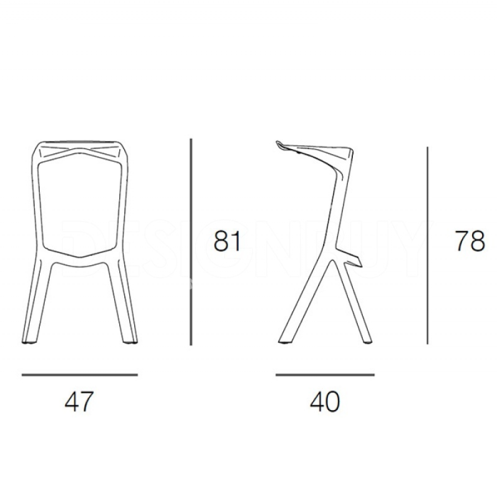 PARTY NÁBYTEK | Půjčovna nábytku, stolů, židlí a vybavení | Barová židle Miura_3