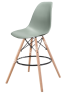 Scandi bar chair moss grey