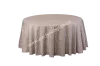Gold round tablecloth jacquard, diameter 310 cm