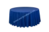 Blue round tablecloth diameter 310 cm