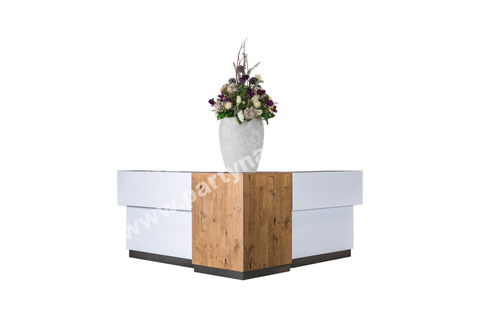 PARTY NÁBYTEK | Půjčovna nábytku, stolů, židlí a vybavení | Vase Mozaik silver - white_6