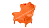 Křeslo Queen of Love oranžové
