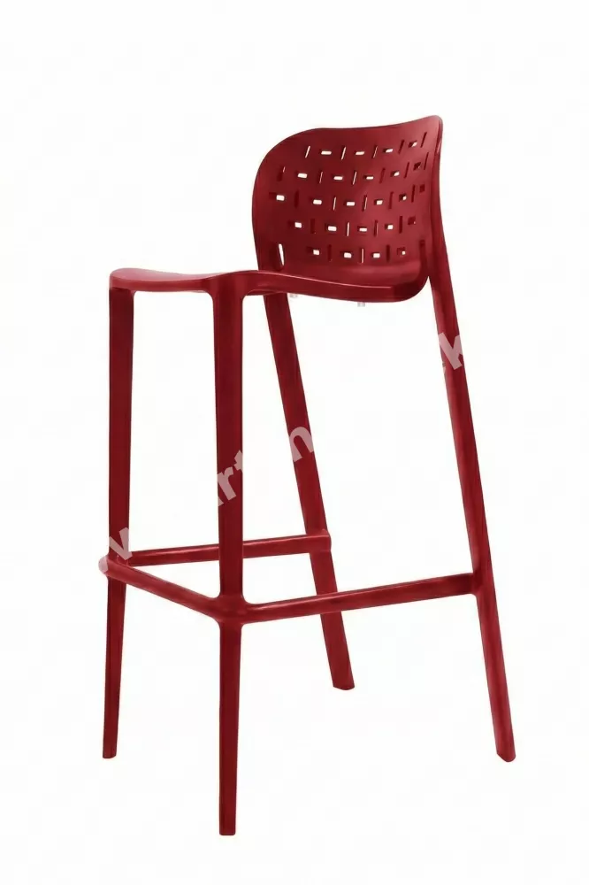 Židle barová Bea červená
