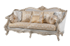 Sofa Baroco krémovo-zlaté, čtyřmístné
