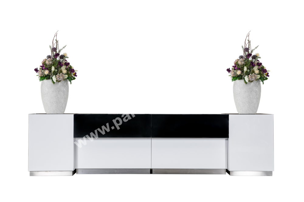 PARTY NÁBYTEK | Půjčovna nábytku, stolů, židlí a vybavení | Vase Mozaik silver - white_5
