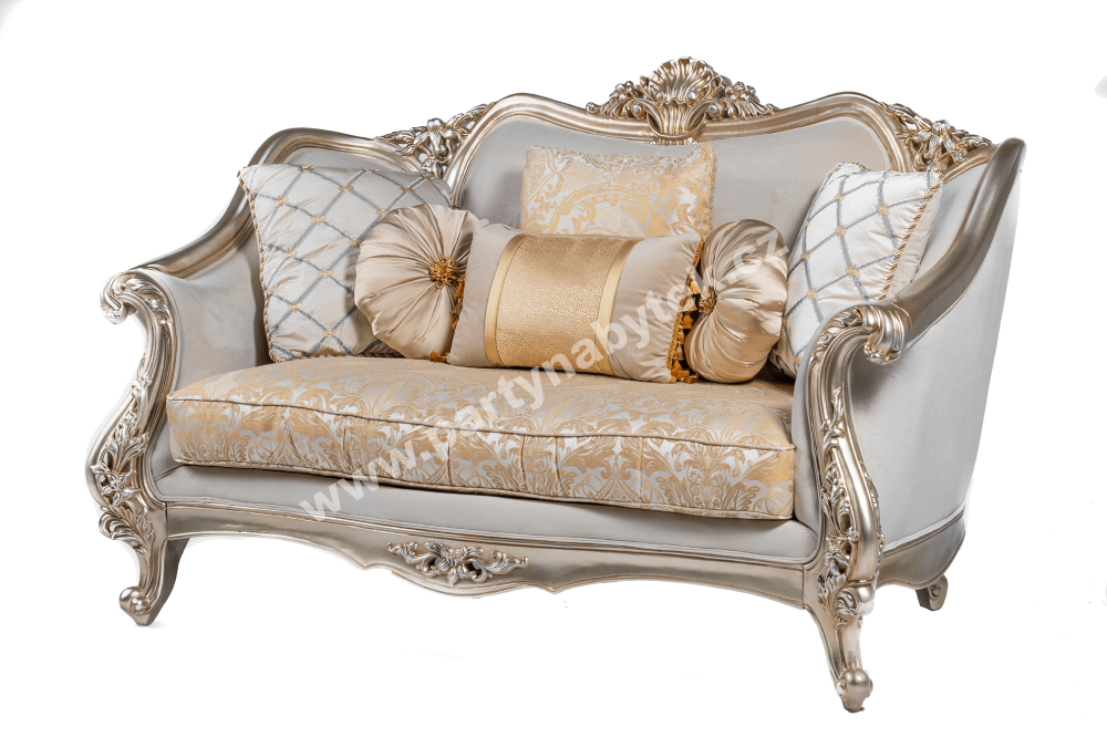 PARTY NÁBYTEK | Půjčovna nábytku, stolů, židlí a vybavení | Sofa Baroco