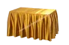 Gold skirting (skirt) glossy, 410 cm