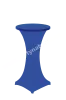 Bistro table with blue elastic tablecloth diameter 60 cm
