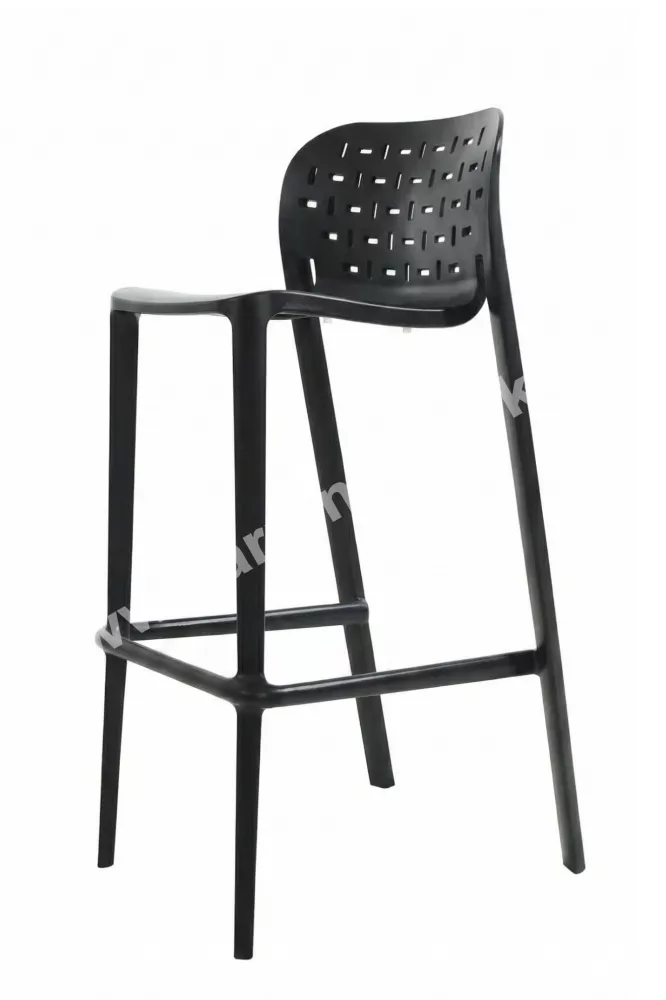 Židle barová Bea černá