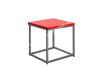Lounge stolek Duplex  červený - čtverec 55x55 cm