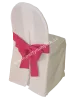Bow for chair with cover pink