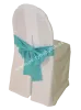 Bow for chair with cover turquoise