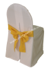 Bow for chair with cover yellow