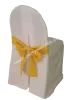 Bow for chair with cover yellow