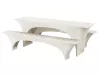 White beer set cover elastic