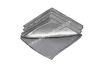 Silver napkin glossy, 35x35 cm